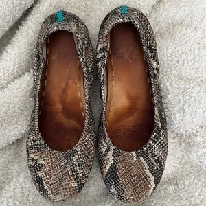 Tieks Copperhead Snake Size 7 Ballet Flats